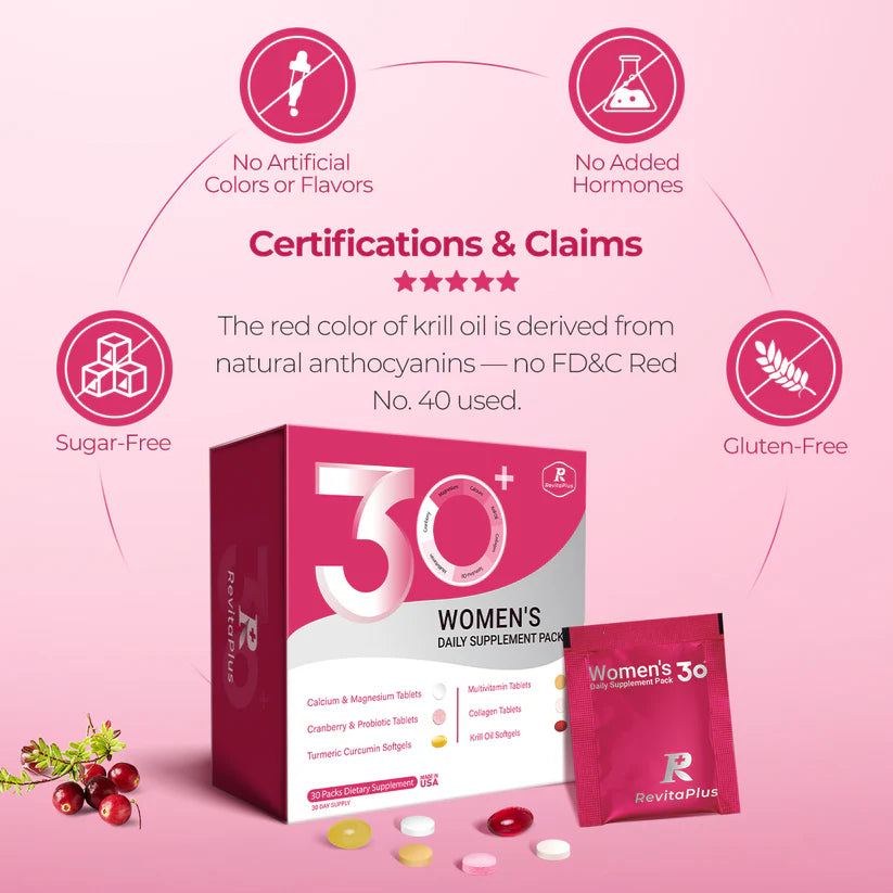 Revitaplus Multivitamin for Women Health 30 Packs Beauty Pack