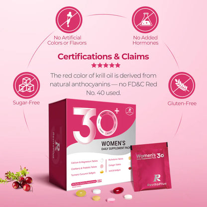 Revitaplus Multivitamin for Women Health 30 Packs Beauty Pack