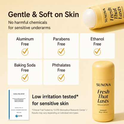 Korean Brightening Deodorant – Vanilla & Pistachio