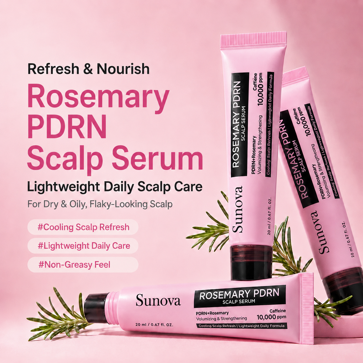 Rosemary PDRN Spicule Scalp Serum